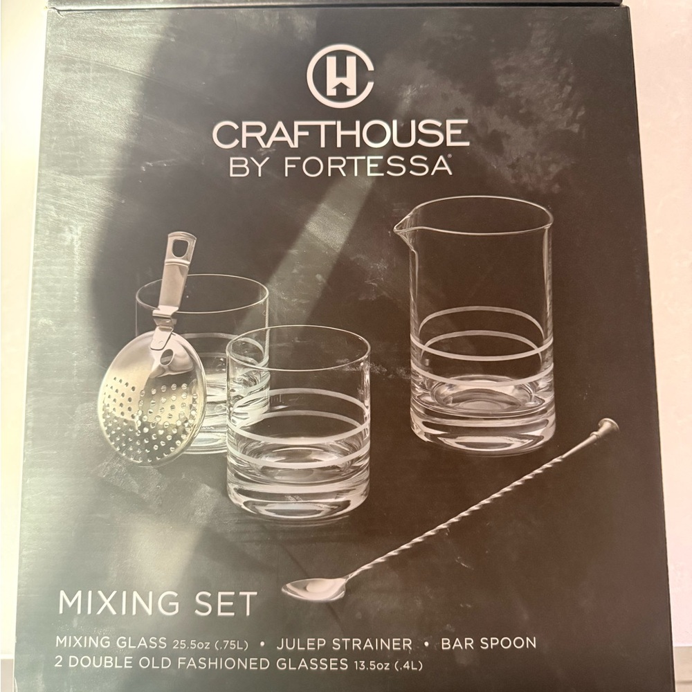 Crafthouse Silver and Clear Mixing Set